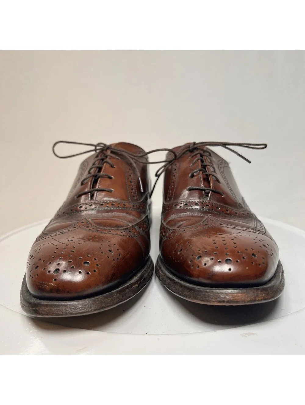 Sanitized Comfort Plus Leather WingTip Dress Shoes Oxfords Men’s Size 7 - USA